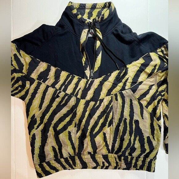 Free People Movement Walk the Line Animal Print Pullover Womens XS - Picture 3 of 8